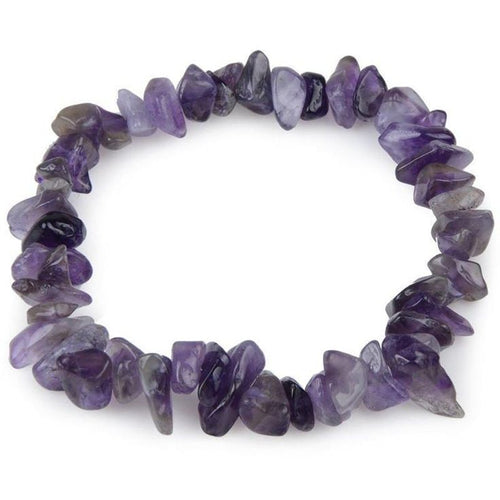 AMETİST DOĞAL TAŞ BİLEKLİK (KIRIK TAŞ)