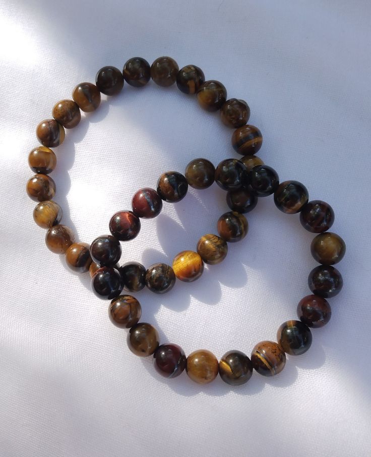 KAPLAN GÖZÜ DOĞAL TAŞ BİLEKLİK (YUVARLAK)